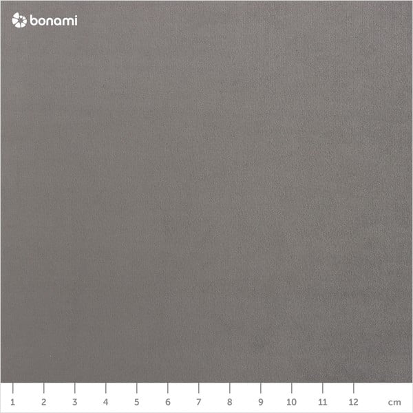 Szürke bársony sarokkanapé (jobb oldali) Jodie - Micadoni Home-image-1