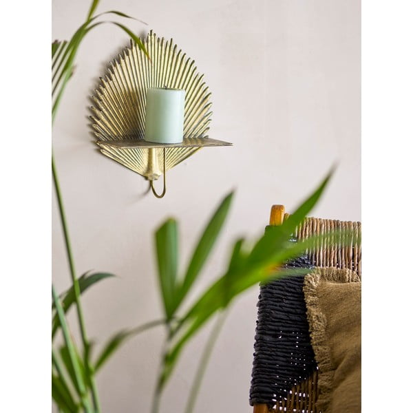 Aranyszínű fém fali polc 26 cm Venche – Bloomingville-image-1