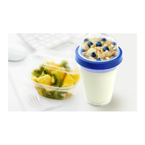 Yo2GO kék ételtartó pohár, 360 ml - Asobu-image-2