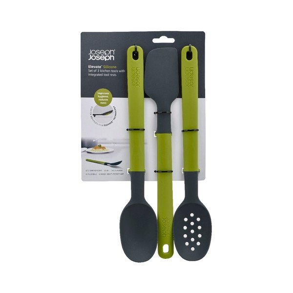 Elevate Silicone 3 db-os szürke-zöld eszközkészlet - Joseph Joseph-image-2