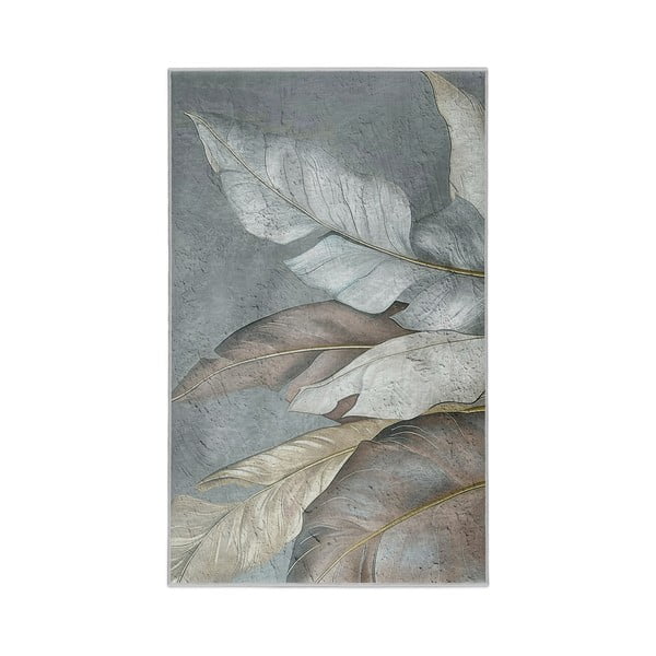 Zöld-szürke mosható szőnyeg 160x230 cm Dusty Leaves – Mila Home