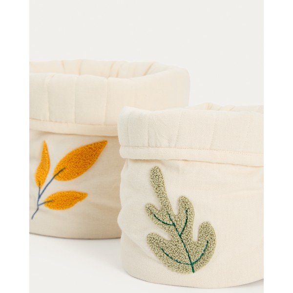 Textil tárolókosár ø 25x20 cm Tandani – Kave Home-image-3