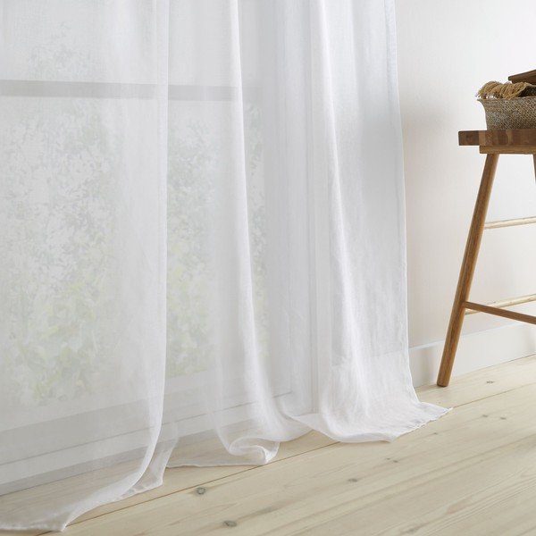 Fehér átlátszó függöny 229x140 cm Izmir Tassel - Pineapple Elephant-image-3