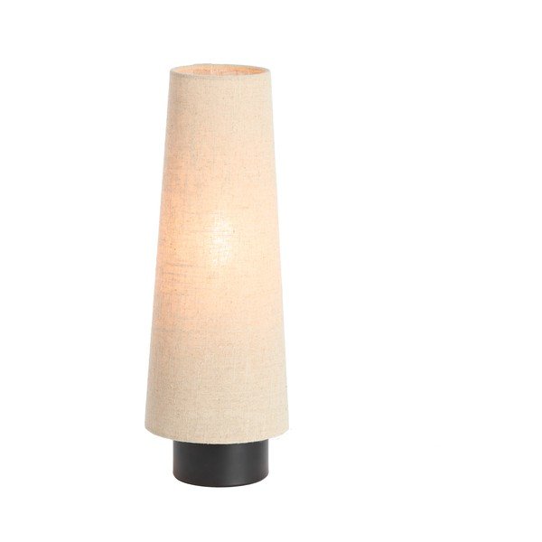 Bézs fém asztali lámpa textil búrával (magasság 42 cm) Howie – Light & Living-image-2