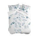 Fehér-kék egyszemélyes pamut paplanhuzat 140x200 cm Ginkgo – Blanc
