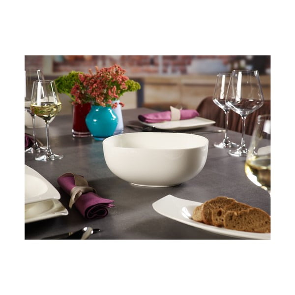 Urban Nature fehér porcelán salátás tányér, 25 cm - Villeroy & Boch-image-1