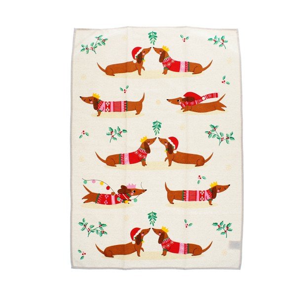 Pamut konyharuha 70x50 cm Festive Sausage Dog – Rex London