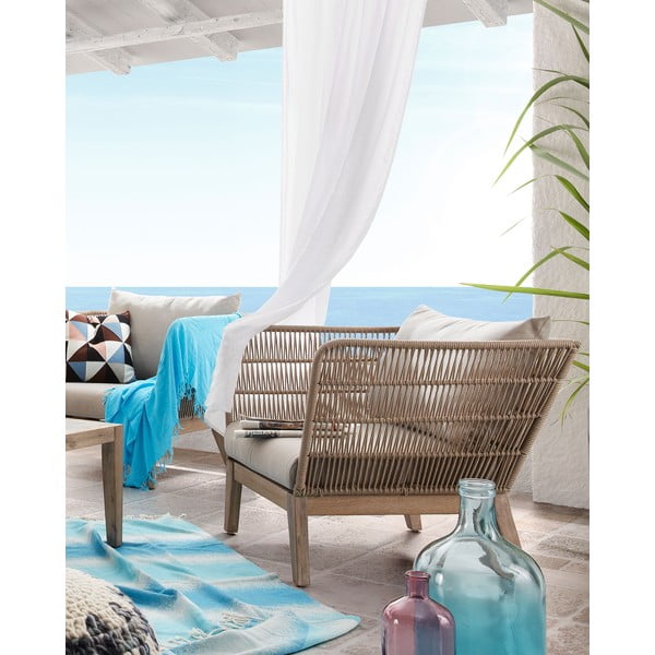 Bellano bézs kerti fotel - Kave Home-image-4