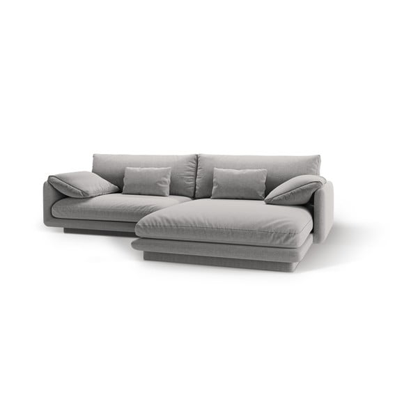 Világosszürke sarokkanapé (jobb oldali) Torino – Micadoni Home-image-1