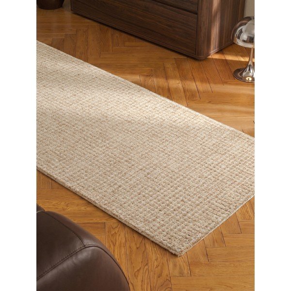 Natúr színű gyapjú futószőnyeg 80x250 cm Eloise – Hanse Home-image-2
