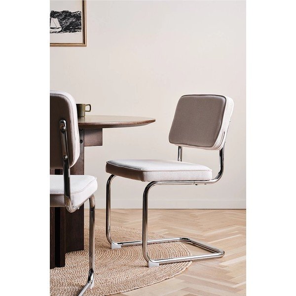 Fehér fém hinta étkezőszék szett 2 db-os Hjo – Jotex-image-1