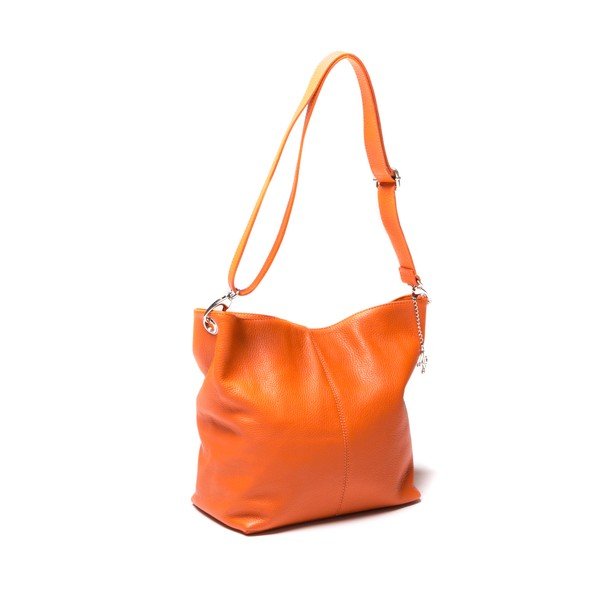 Gilliana narancssárga bőr kézitáska - Luisa Vannini-image-1