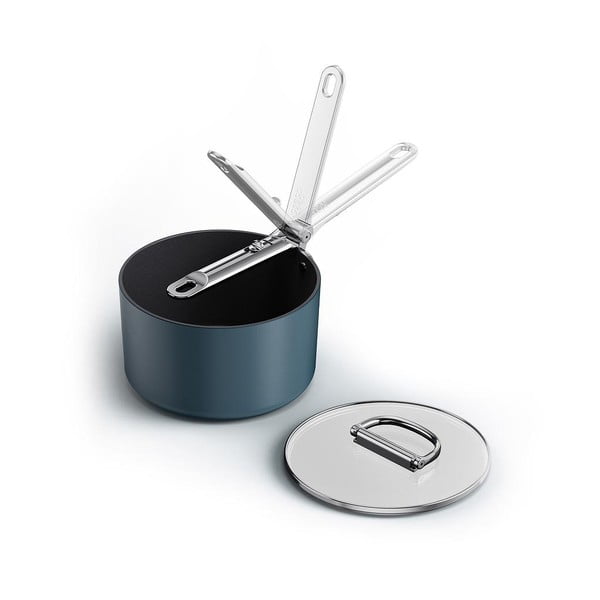 Indukciós tűzhelyhez alkalmas edény fedővel, kerámia felülettel Space – Joseph Joseph-image-3