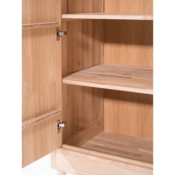 Natúr színű tölgyfa gyerek ruhásszekrény 100x190x55 cm Forrest – Vipack-image-1