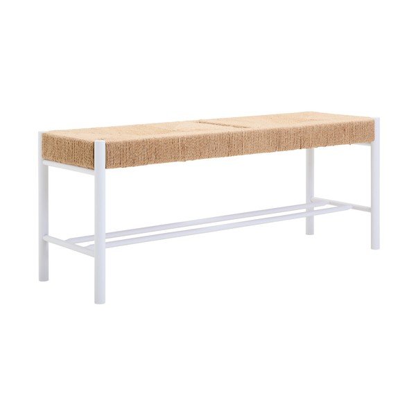 Natúr színű tömörfa pad Bandar – Premier Housewares