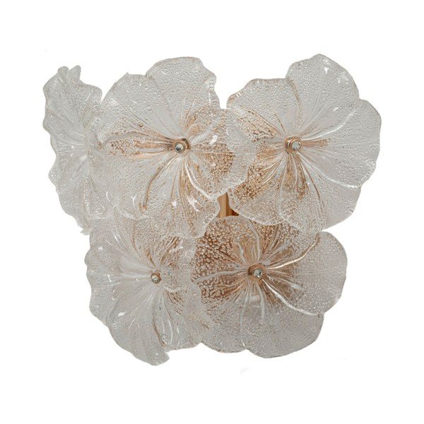 Aranyszínű üveg fali lámpa Ibiscus – Mauro Ferretti-image-4