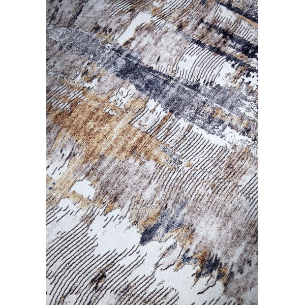 Világosszürke szőnyeg 120x160 cm Malard Anthracite Gold – Elle Decoration-image-4