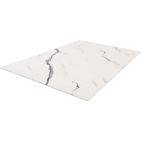 Krémszínű gyapjú szőnyeg 133x180 cm Marble – Agnella-image-4