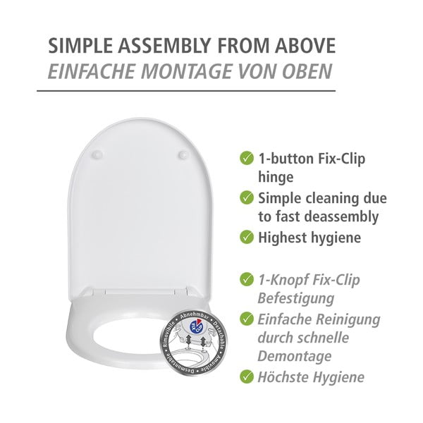 WC-ülőke automatikus záródással Sindia – Wenko-image-3