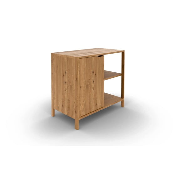 Natúr színű tölgyfa szekrény 95x80 cm Twig – The Beds-image-2