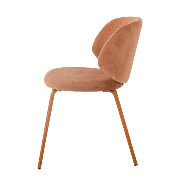 Narancssárga bársony étkezőszék szett 2 db-os Ponte – Bloomingville-image-4