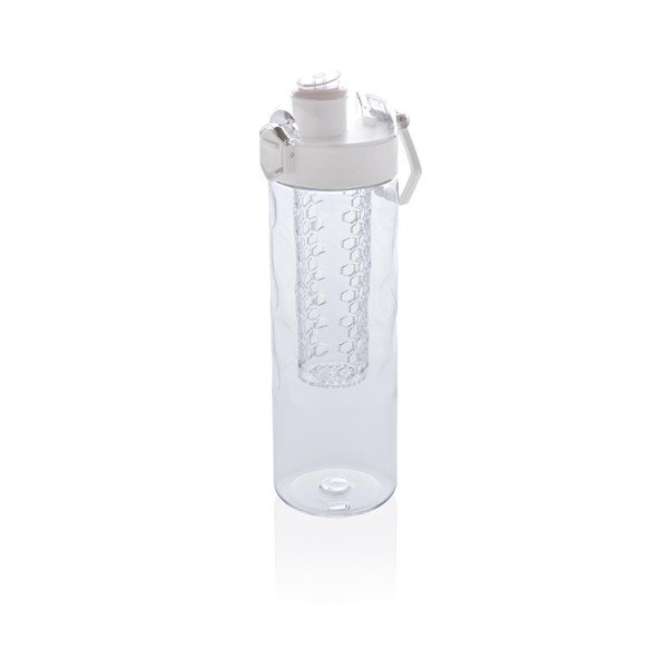 Honeycomb fehér vizespalack gyümölcstartó betéttel, 700 ml - XD Design