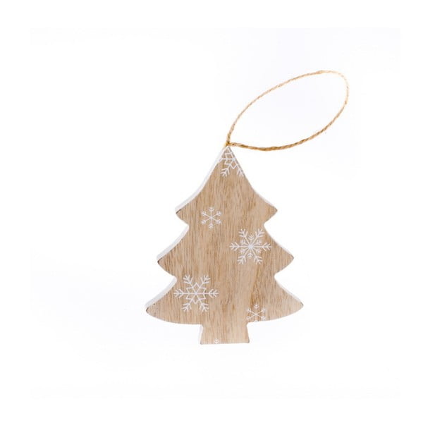 Wonderland fából készült felakasztható karácsonyfa, magasság 11 cm - Dakls