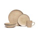 Bézs agyagkerámia étkészlet 16 db-os Glosia - Bonami Selection