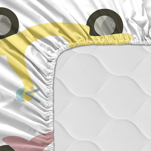 Summer Time gyerek pamut lepedő, 140 x 70 cm - Happynois-image-2