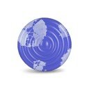 Goa kék felfújható strandmatrac - The Nice Fleet