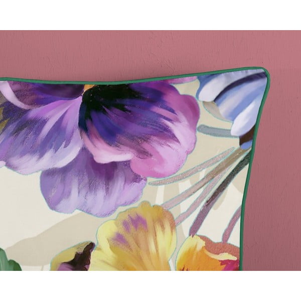 Flower Garden organikus pamut kétszemélyes ágyneműhuzat, 200 x 200 cm - Descanso-image-4