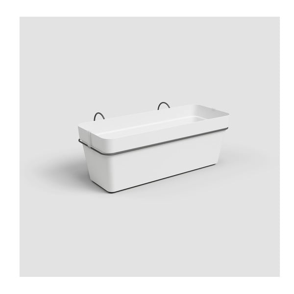 Újrahasznosított műanyag függő önöntözős láda 50 cm Capri – Artevasi-image-1