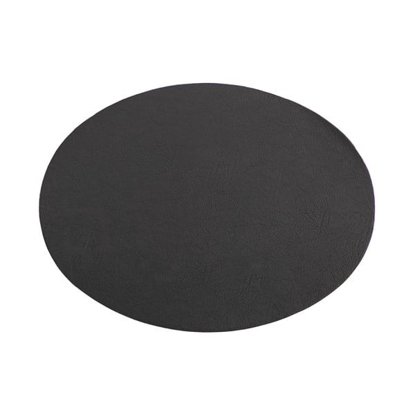 Troja fekete műbőr tányéralátét, 33 x 45 cm - ZicZac
