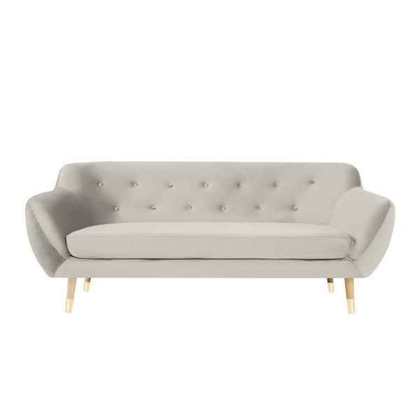 Amelie krémszínű kétszemélyes kanapé - Mazzini Sofas