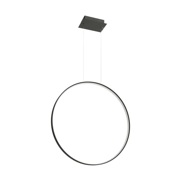 Fekete LED függőlámpa 78x16 cm Tim - Nice Lamps