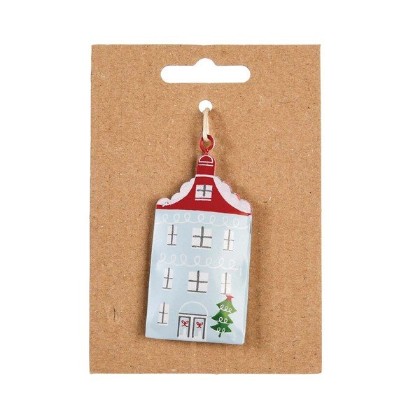 House kézzel készített fém karácsonyfadísz - Rex London-image-2