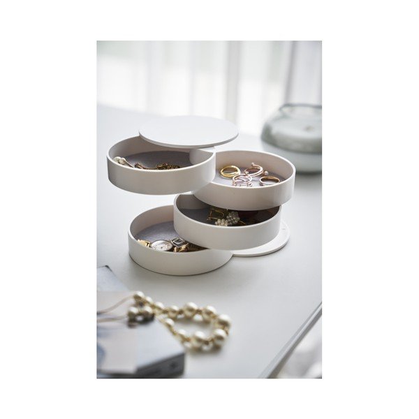 Tower fehér ékszertartó doboz - YAMAZAKI-image-1