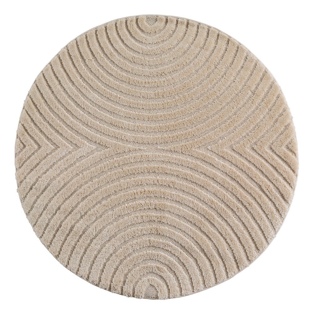 Bézs kerek szőnyeg ø 200 cm Art 1122 – Ayyildiz Carpets
