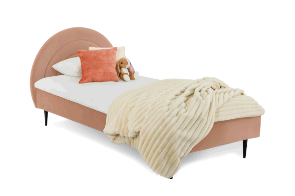 Rózsaszín gyerekágy 90x200 cm Rainbow – Scandic-image-2