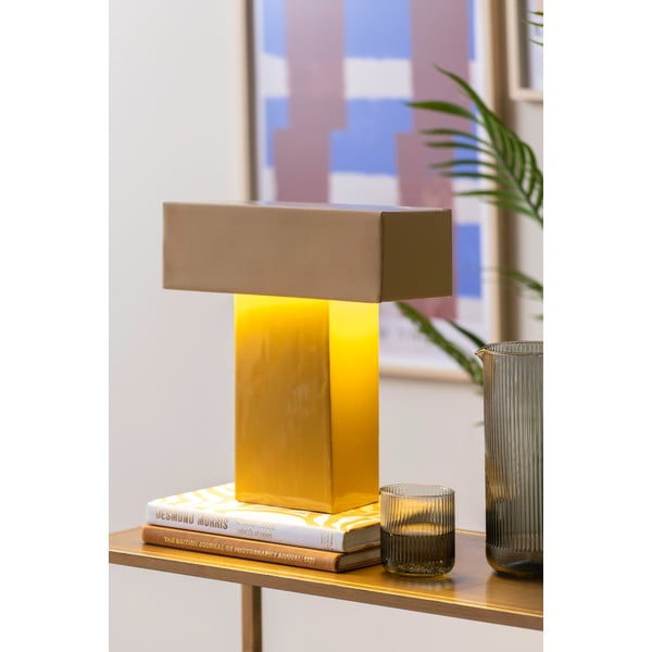Sárga asztali lámpa (magasság 35 cm) Grato Recto – Leitmotiv-image-1