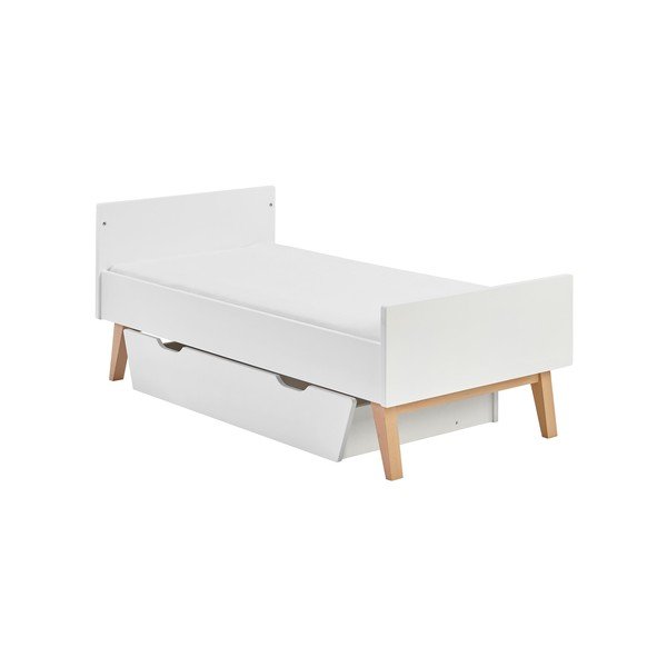 Fehér gyerekágy alatti fiók 70x140 cm Swing – Pinio-image-3