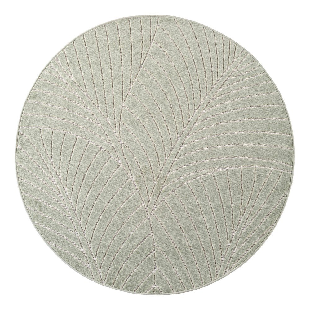 Zöld kerek kültéri-beltéri szőnyeg ø 160 cm Nova 1203 – Ayyildiz Carpets