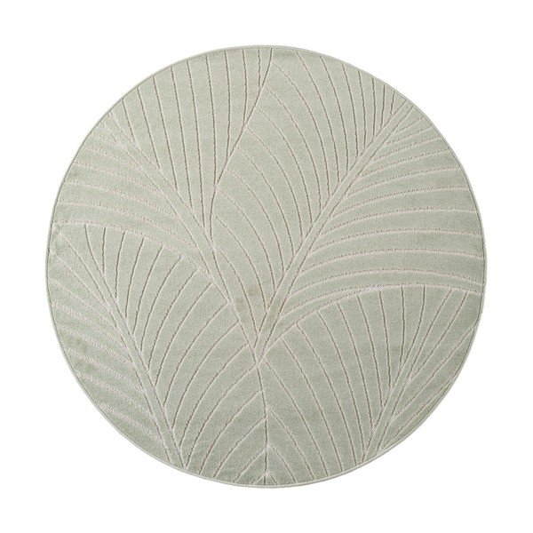 Zöld kerek kültéri-beltéri szőnyeg ø 160 cm Nova 1203 – Ayyildiz Carpets