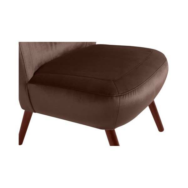Sari Velvet sötétbarna fotel - Max Winzer-image-3
