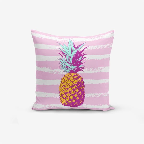 Colorful Pineapple pamutkeverék párnahuzat, 45 x 45 cm - Minimalist Cushion Covers