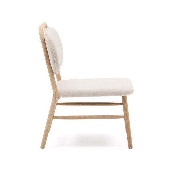 Bézs zsenília fotel Helda – Kave Home-image-3