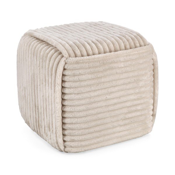 Bézs puff Cube – Bizzotto