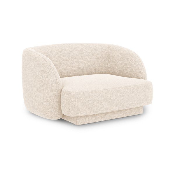 Krémszínű fotel Miley – Micadoni Home-image-3