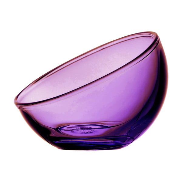 Bubble lila üvegtál - La Rochère