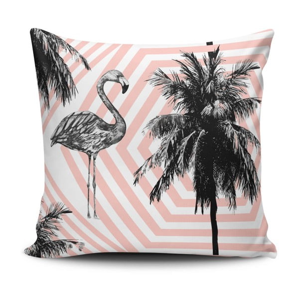 Cushion Love Palms pamut keverék párna, 45 x 45 cm